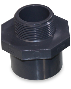 Adapter nipple PVC 63A x 1 1/2"m